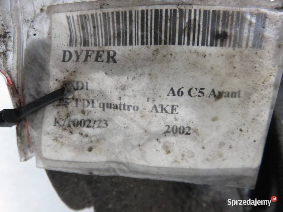 DYFER AUDI A6 C5 25 TDI 01R525053E osobowe
