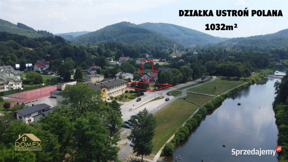 sprzedaży gruntu Ustroń 1032m2 1032m2 Sprzedaż