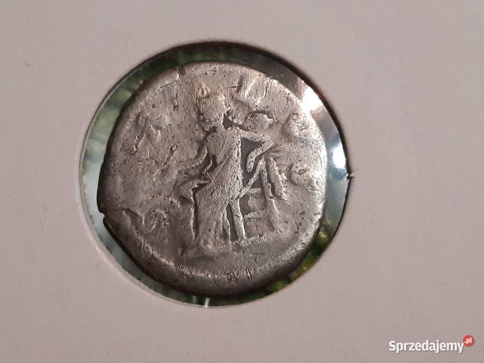 moneta srebrna denar Cesarstwa Rzymskiego cesarz Łomża