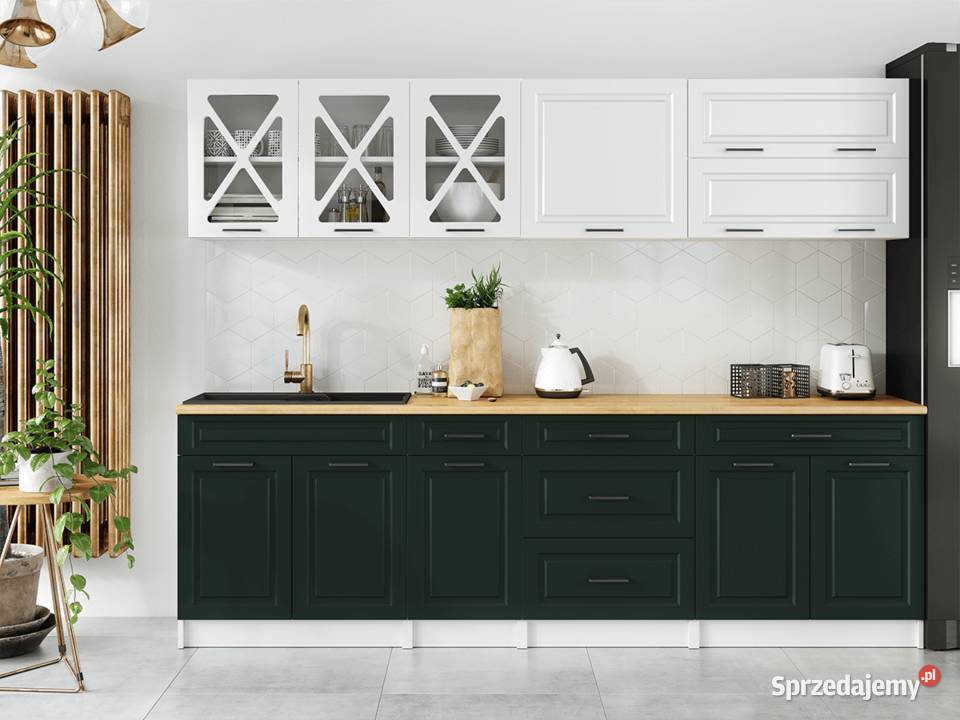 Kuchnia TURID 26 m BIAŁY MAT DENIM MAT Brody