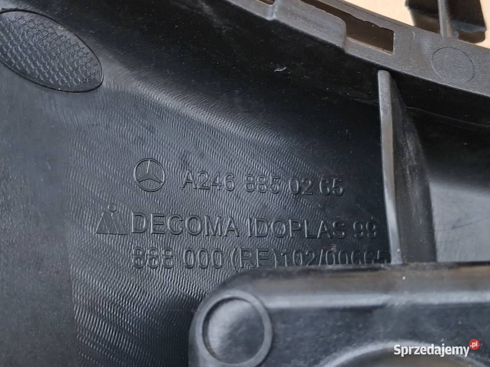 MERCEDES BKLASA W246 ŚLIZG ZDERZAKA PRAWY TYŁ osobowe