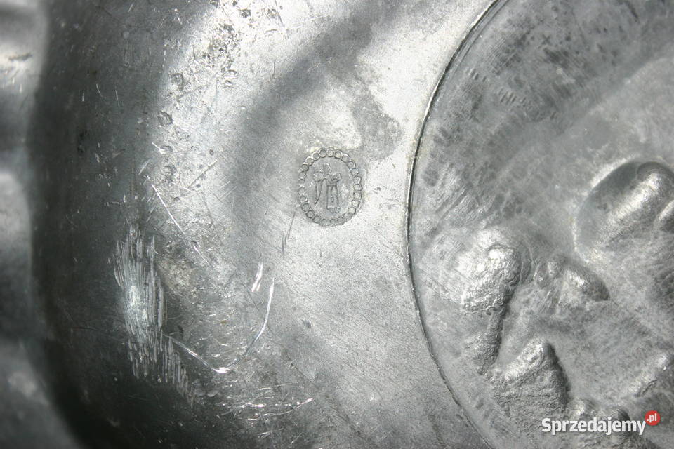 Duża cynowa popielnica marynistyczna mazowieckie Pruszków