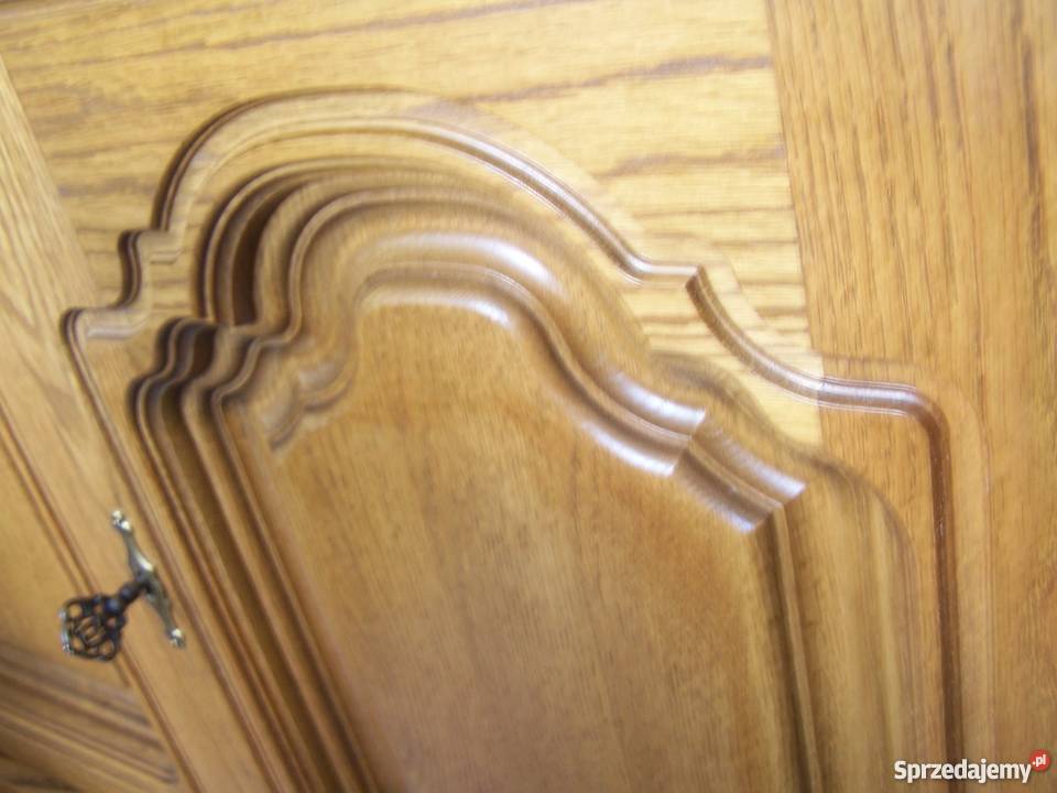 Witryna dębowa witrynka rustikal 115 Szafy, regały, półki Jasionów