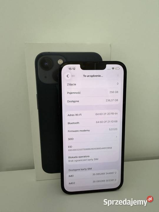 Apple iPhone 13 256GB 100 Kondycja Kalisz