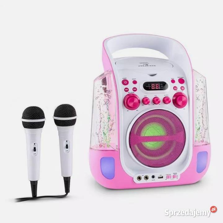 Wieża karaoke 2 mikrofony Biała Rawska