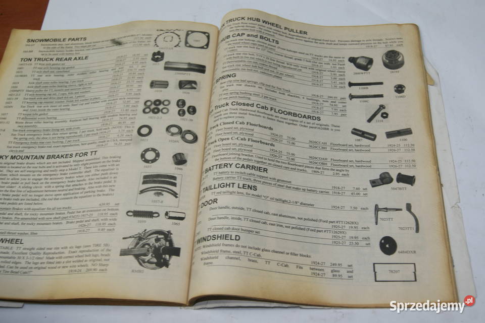 FORD T KATALOG CZĘŚĆI FORD MODEL A T Rybnik sprzedam