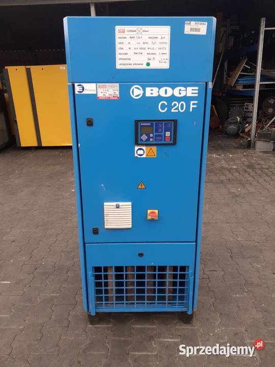 Sprężarka śrubowakompresor Boge C20 F 15kW opolskie Wilków