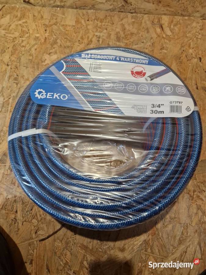 Wąż ogrodowy 4 Warstwowy 34 30m GEKO Głogowa