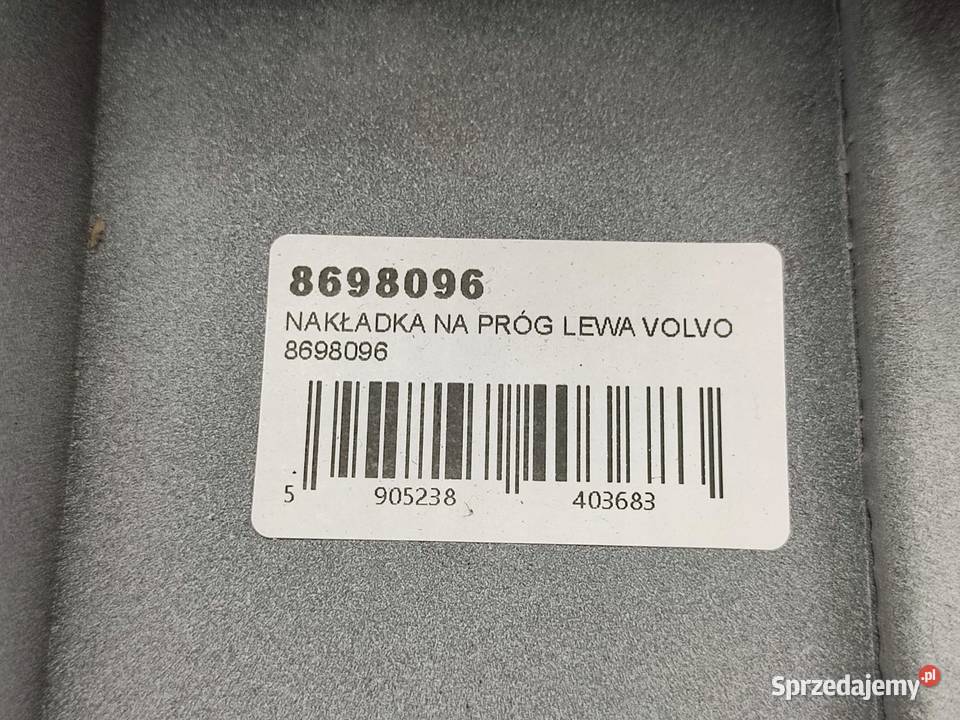 NAKŁADKA NA PRÓG LEWA VOLVO V50 2004 8698096 lubelskie