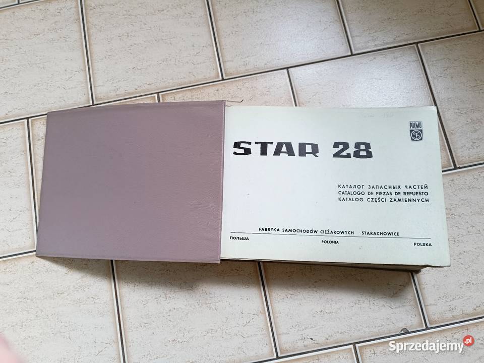 Star 28 katalog części zamiennych 1974r Rok wydania 1974 Pruszków