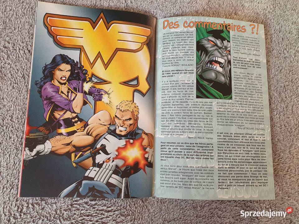 DC versus Marvel Comics Amazon 1997 język Gdynia