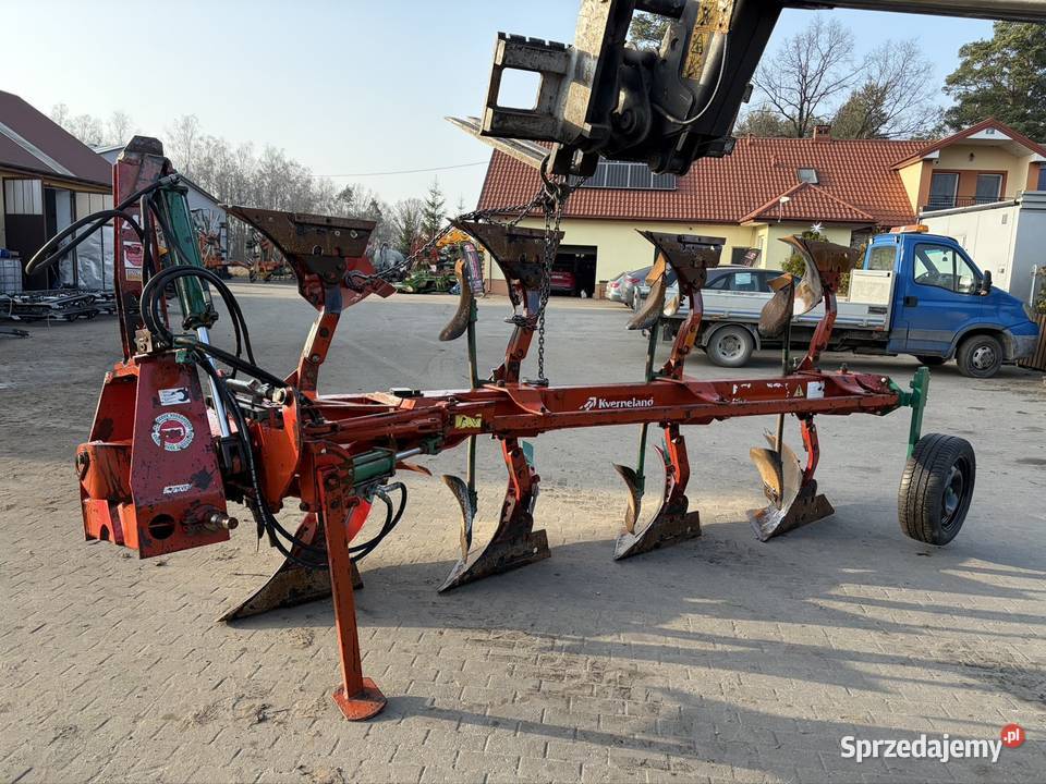 Pług Kverneland 4 skibowy obrotowy kółko mazowieckie Myszyniec