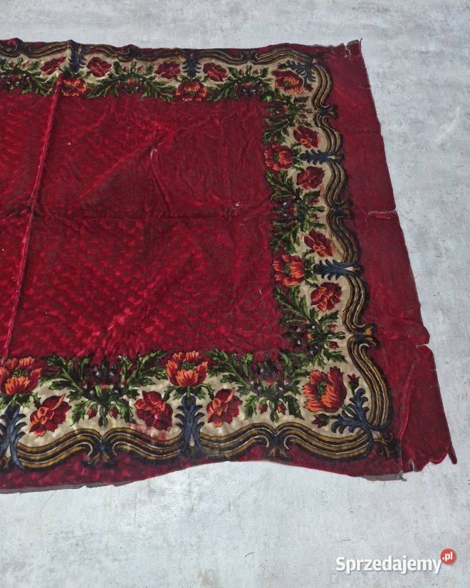 Stary Muzealny Aksamitny Kilim 2 AntykiMarki mazowieckie Marki