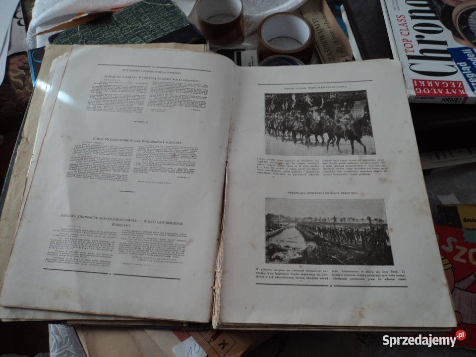 Polska w latach wojny światowej album z 1930 Nowy Sącz