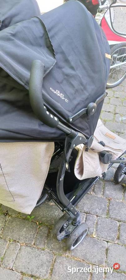 Wózek bliźniaczy spacerowy Duo Com Dla Dziecka Piaseczno