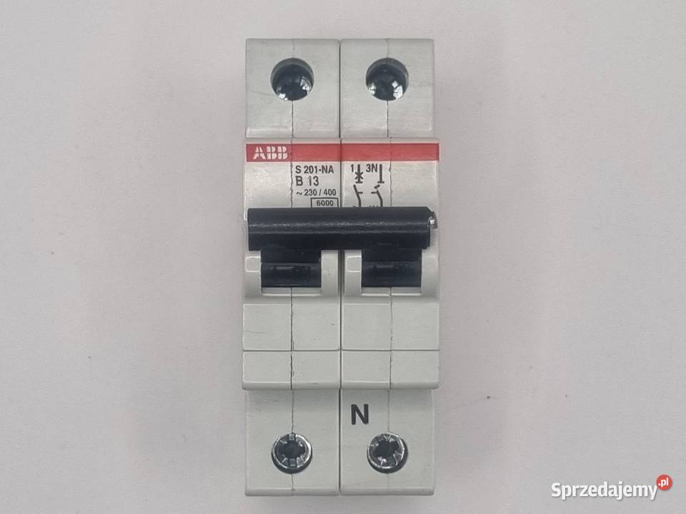 Wyłącznik ABB S201NA B13 1PN 13A używany sprzedam