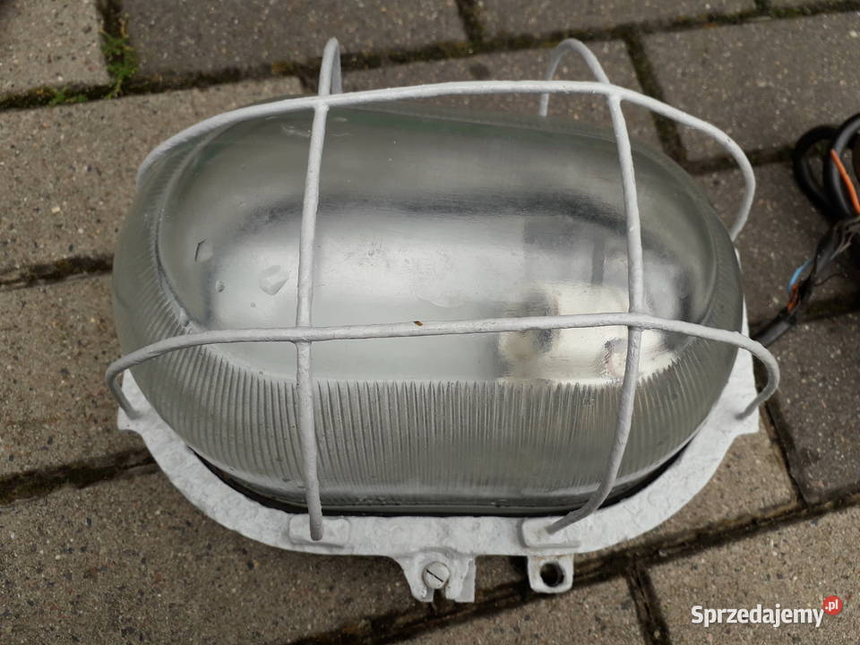 Lampa ceramiczna industrial loft prl Warszawa