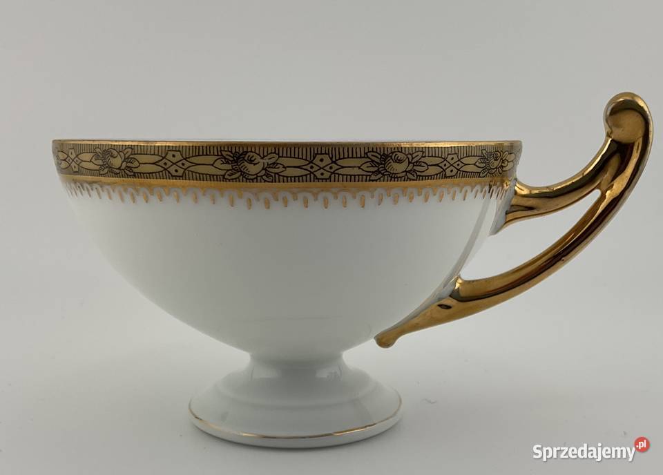 Przedwojenna filiżanka ze spodkiem EPIAG Bridal Porcelana i szkło Kraków