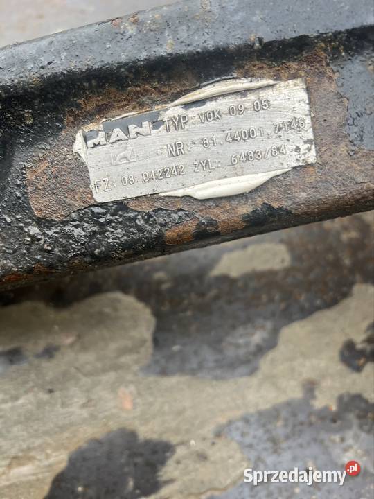 Belka oś przednia Man TGS 6x4 440KM śląskie sprzedam