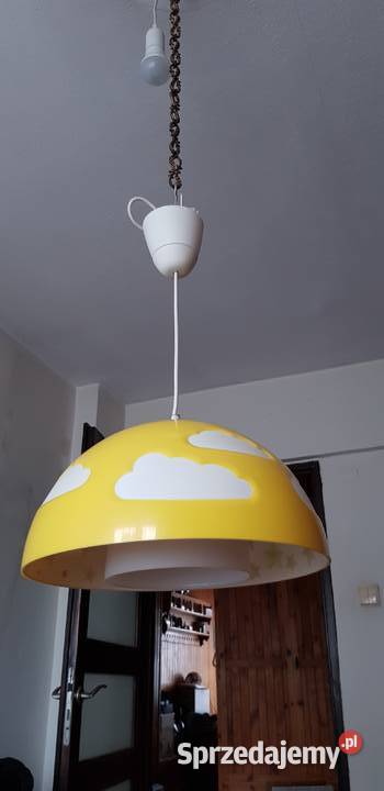 Lampa wisząca do pokoju dziecka żółta Warszawa sprzedam