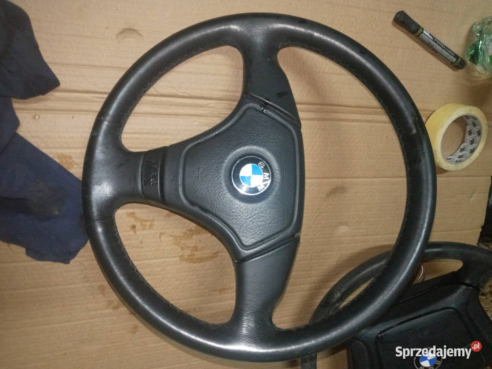 BMW E36 Z3 kierownica skórzana poduszka taśma osobowe Części montażowe