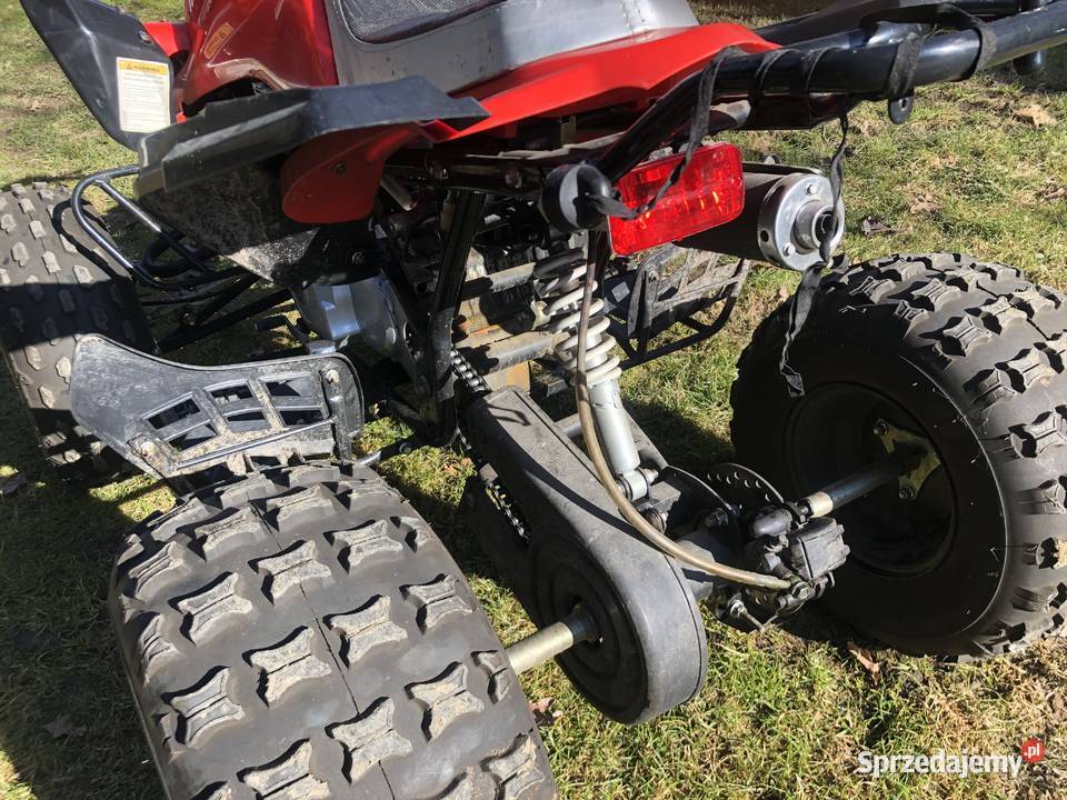 Quad 110125 ccm dzieci blokada pilot alarm Zajezierze