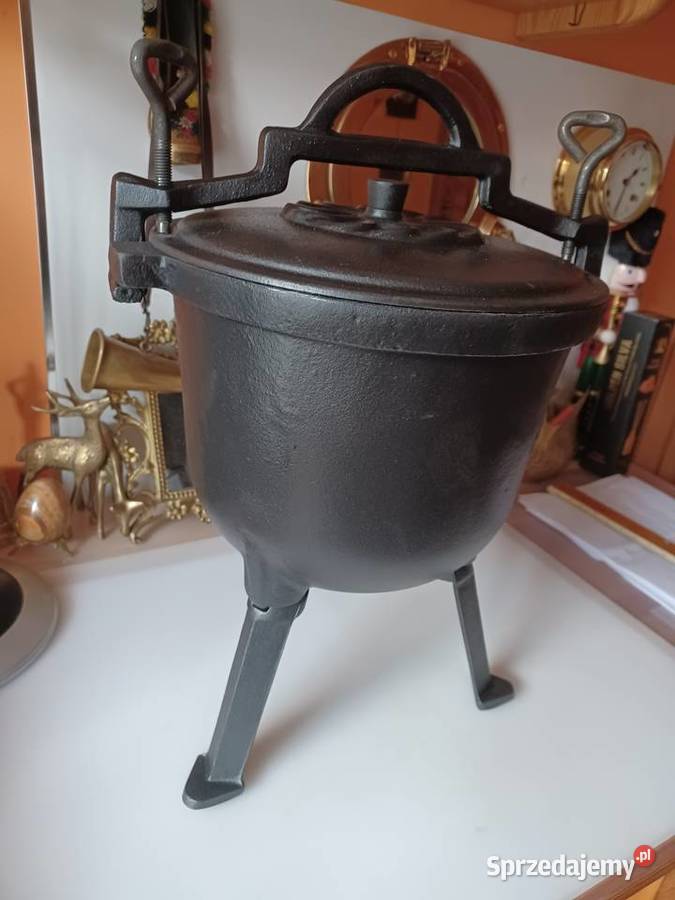 Kociołek żeliwny wewnątrz emaliowany 8 l Poznań