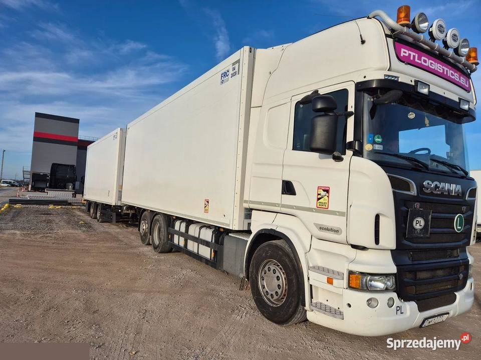 Scania R560 V8 SALON CHŁODNIA SCHMITZ WINDA sprzedam