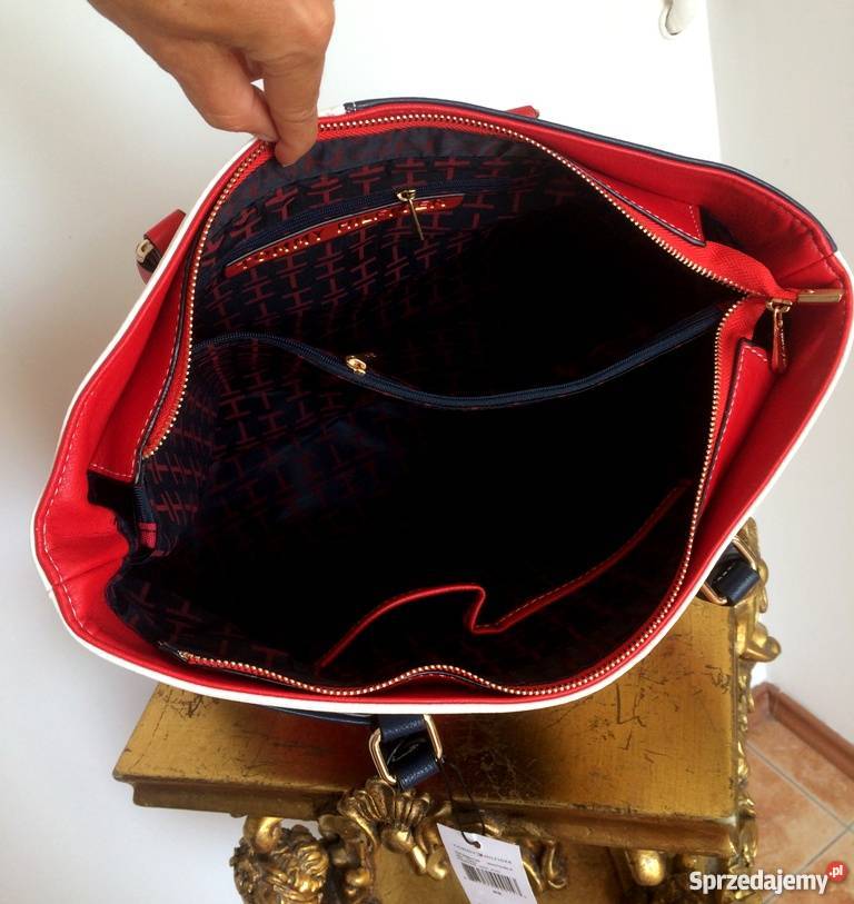 TOMMY HILFIGER WOREK TOREBKA TRICOLOR KIESZEŃ Bydgoszcz