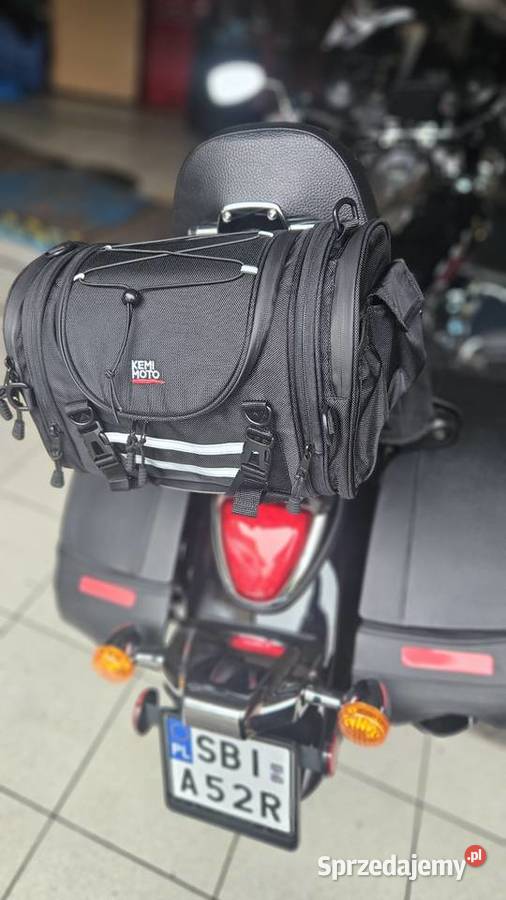 Kufer torba motocyklowa turystyczna na fotel Bielsko-Biała