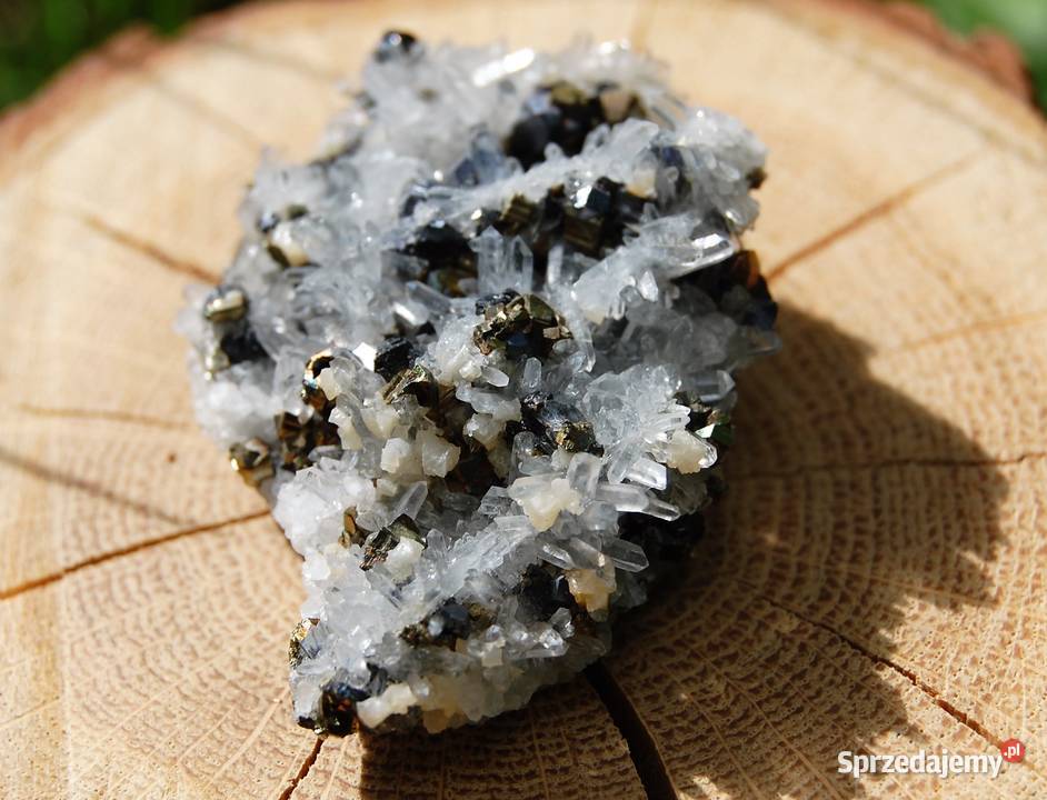 Kryształ górski piryt sfaleryt szczotka łezka biały Pozostałe Lublin sprzedam