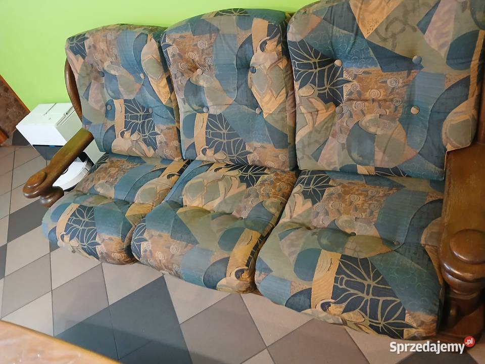 Komplet wypoczynkowy dębowy 100cm Chojnów