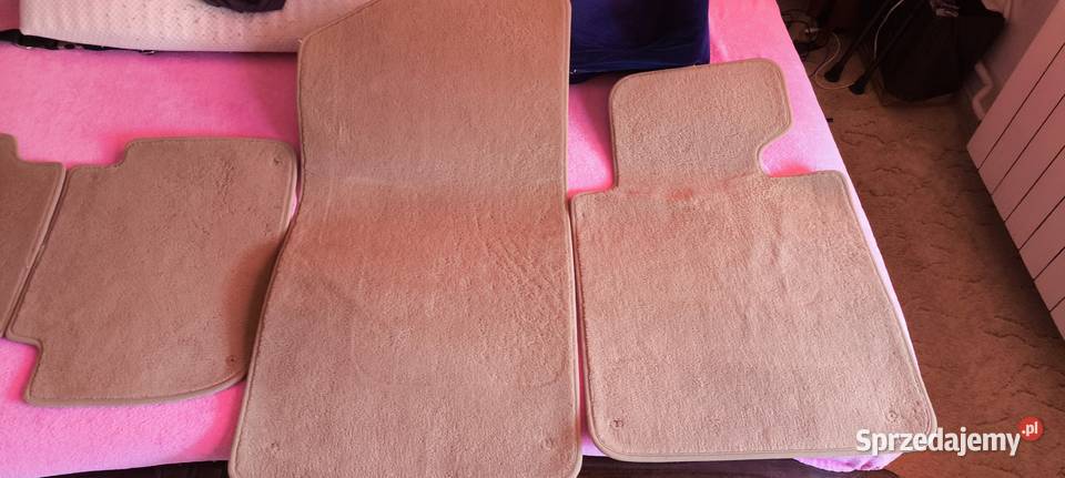 Dywaniki welurowe Beżowe BMW E46 mazowieckie Warszawa
