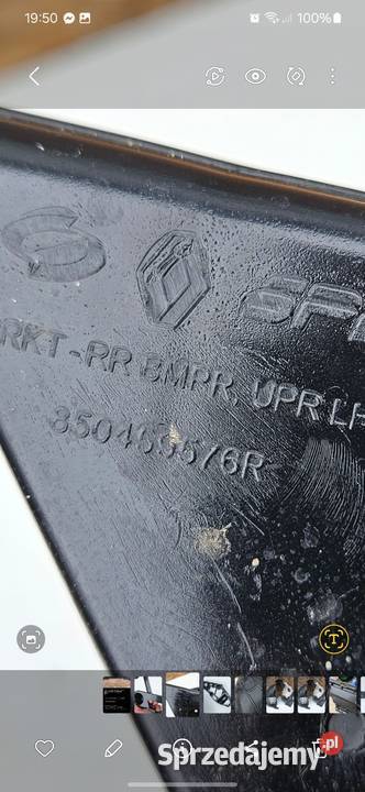 RENAULT KOLEOS II 2 ŚLIZG LEWY ZDERZAKA TYŁ Pozostałe Międzychód
