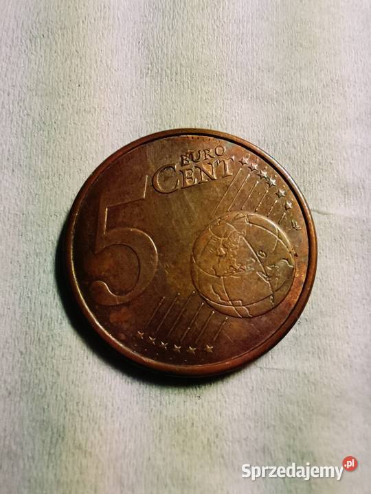 Hiszpania 5 Euro Cent 2007 Madrid Ząbki
