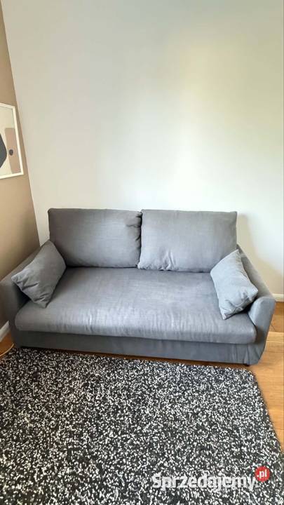 HYLTARP Sofa 2osobowa rozkładana Gransel szary Warszawa