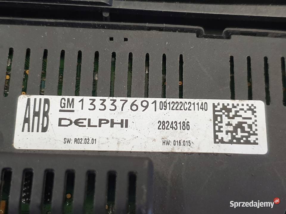 PANEL KLIMATYZACJI Opel Astra J RADIA OGRZEWANIA osobowe lubelskie Rudka