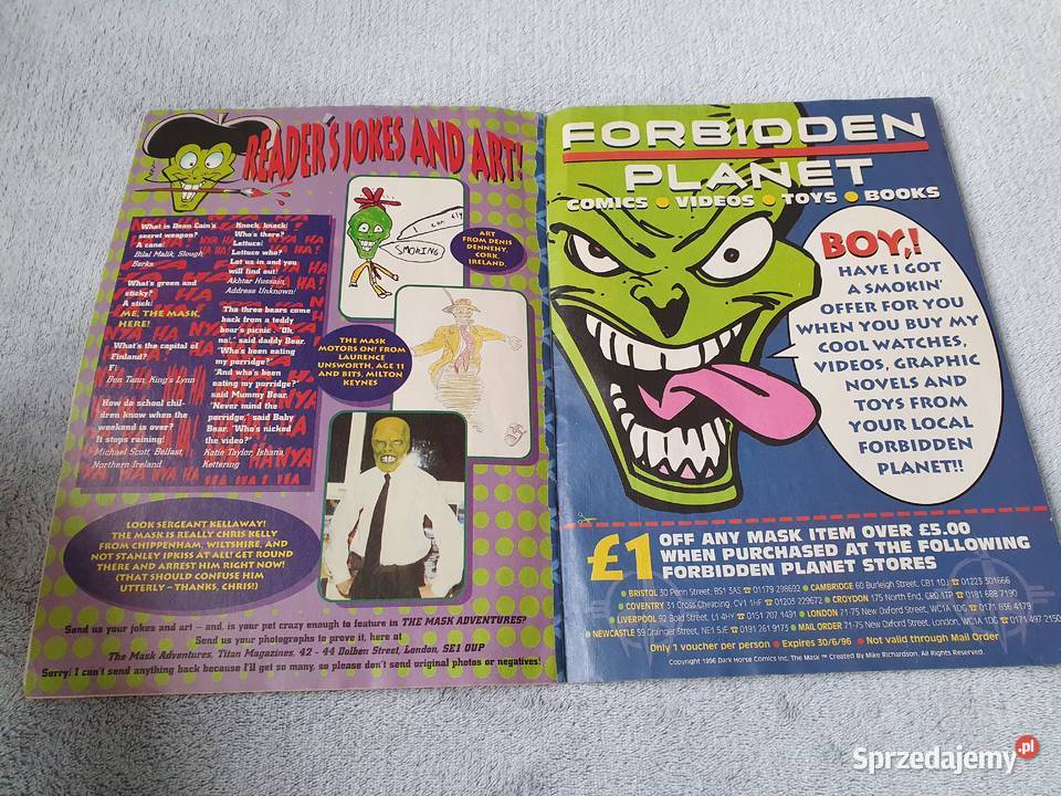 The Mask Adventures komiks w języku angielskim pomorskie Gdynia sprzedam