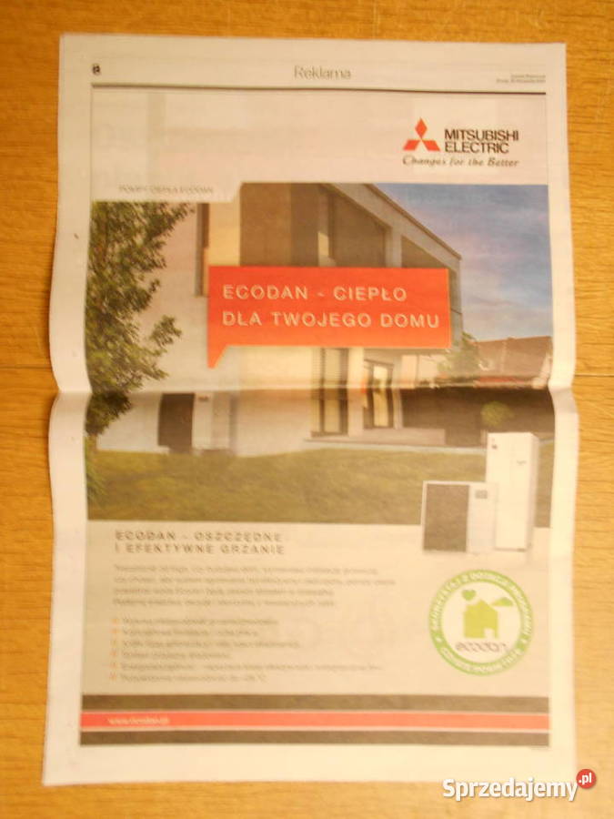 Dom ekologiczny cztery dodatki Gazeta Wyborcza miękka Parczew sprzedam