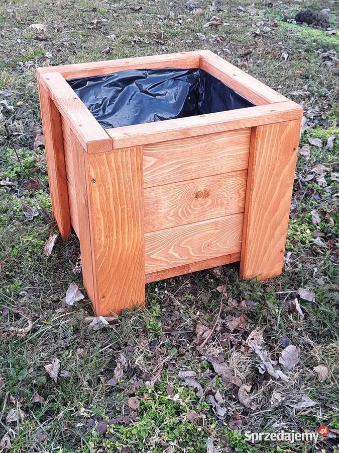 Donica drewniana 45 x 45 x 45 Ziębice