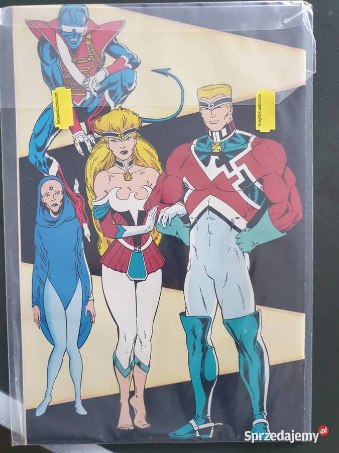 Excalibur 7 komiksów Marvel USA 1989 Superbohaterowie pomorskie Gdynia