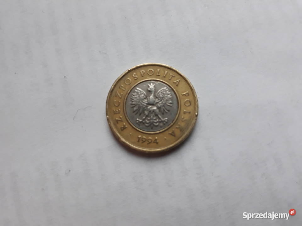 Moneta 2 z 1994 destruk Warszawa