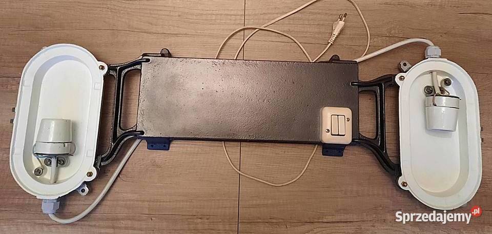 Lampa kreatywna na ścianę kinkiet oprawy 2 x E Ostrów Wielkopolski