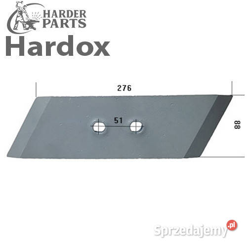 Dłuto 100hektarów HARDOX 3318601P części do Suwałki