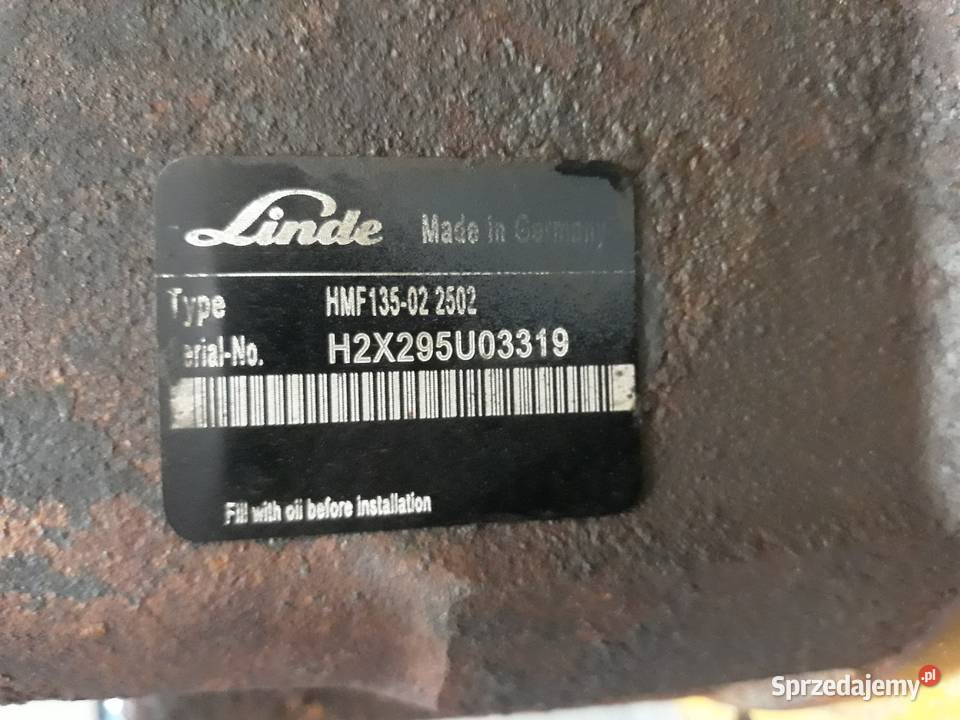 Linde 394 hydromotor Do wózków widłowych mazowieckie Błędów