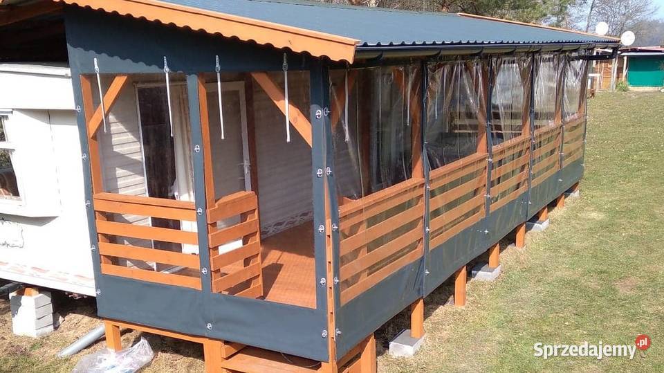 Plandeka na taras na wymiar solidna ochrona Olsztyn