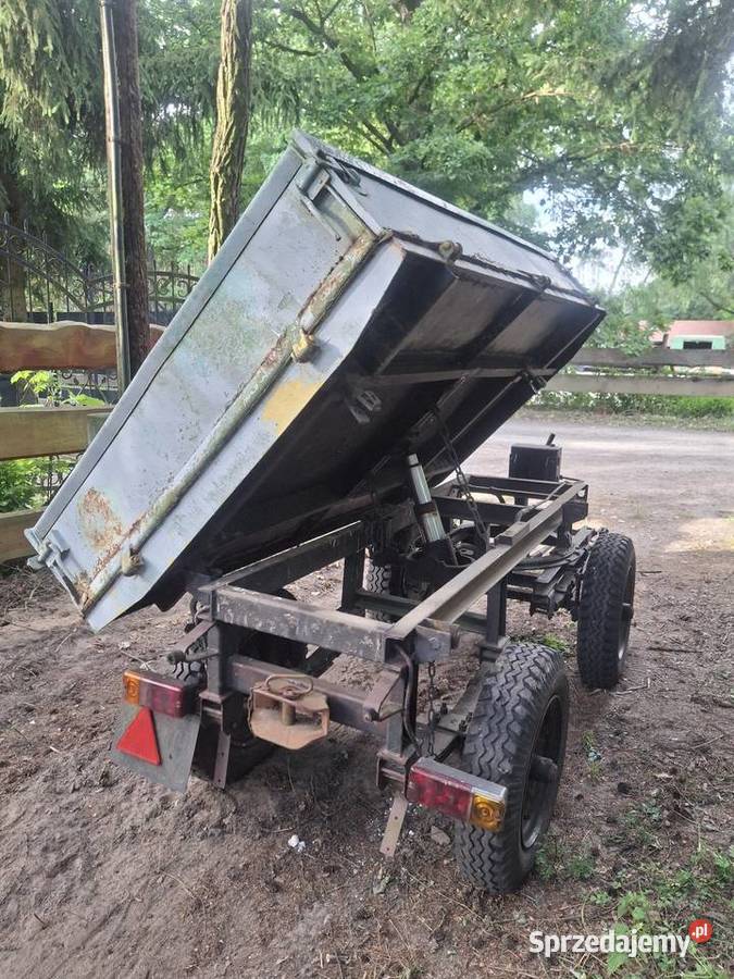 Przyczepka do minitraktorka wywrotka Wywrotki Krosno Odrzańskie