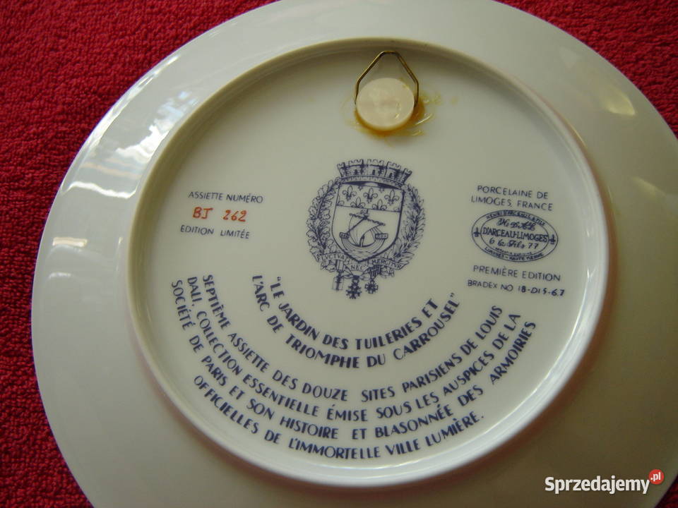 Limoges ŁukTriumfalny talerz kolekcjonerski Porcelana i szkło Nowy Sącz sprzedam