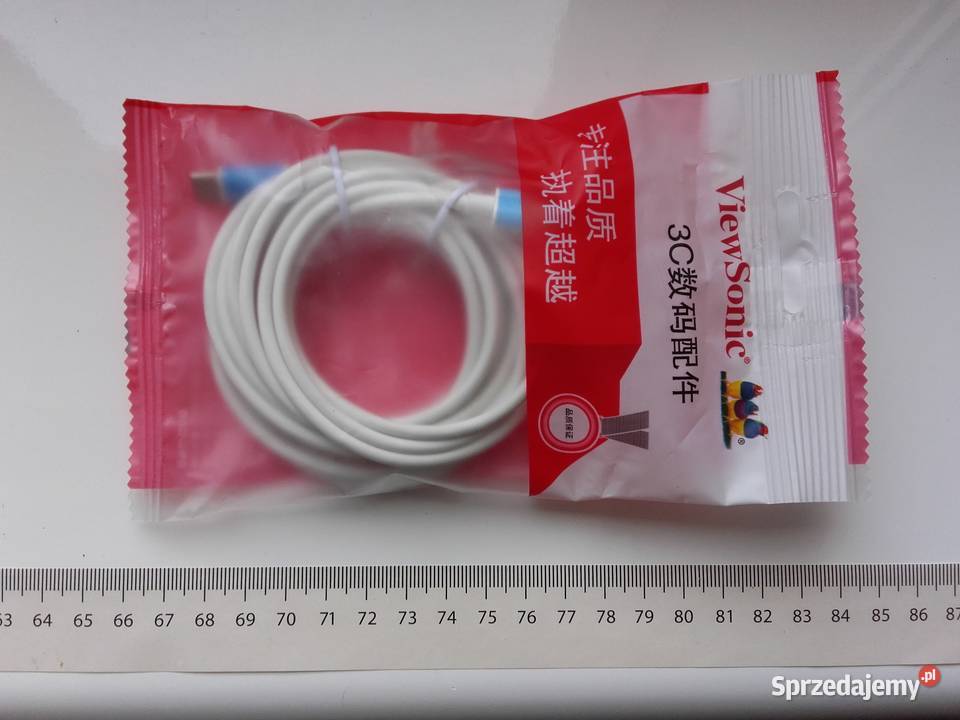 ViewSonic kabel USBC USBC PD do 60W transmisja Bydgoszcz