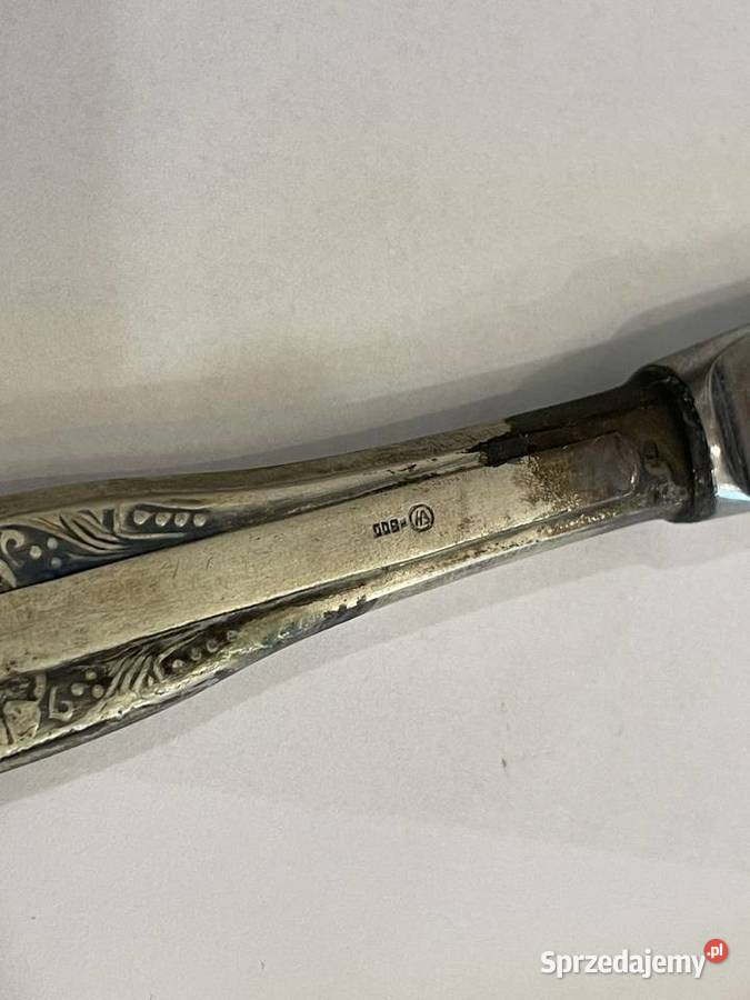 Zestaw 6 noży model Wschodni Hefra srebro 800 małopolskie Kraków sprzedam